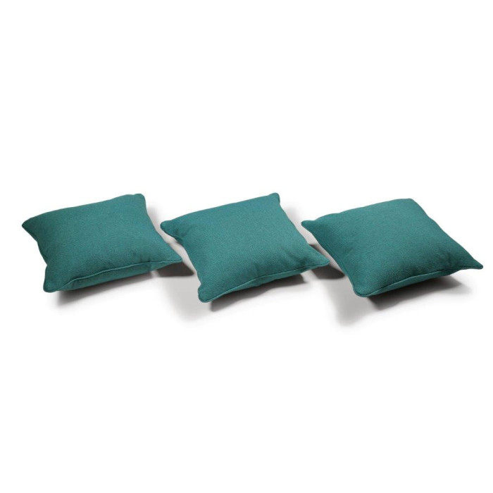 Decorative pillow set with sewn edges (3 pillows)